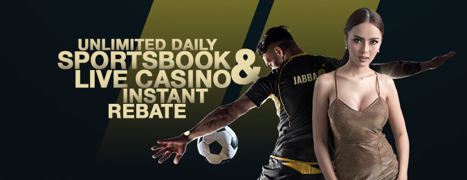 0.6% DAILY UNLIMITED SPORTSBOOK & LIVE CASINO REBATE